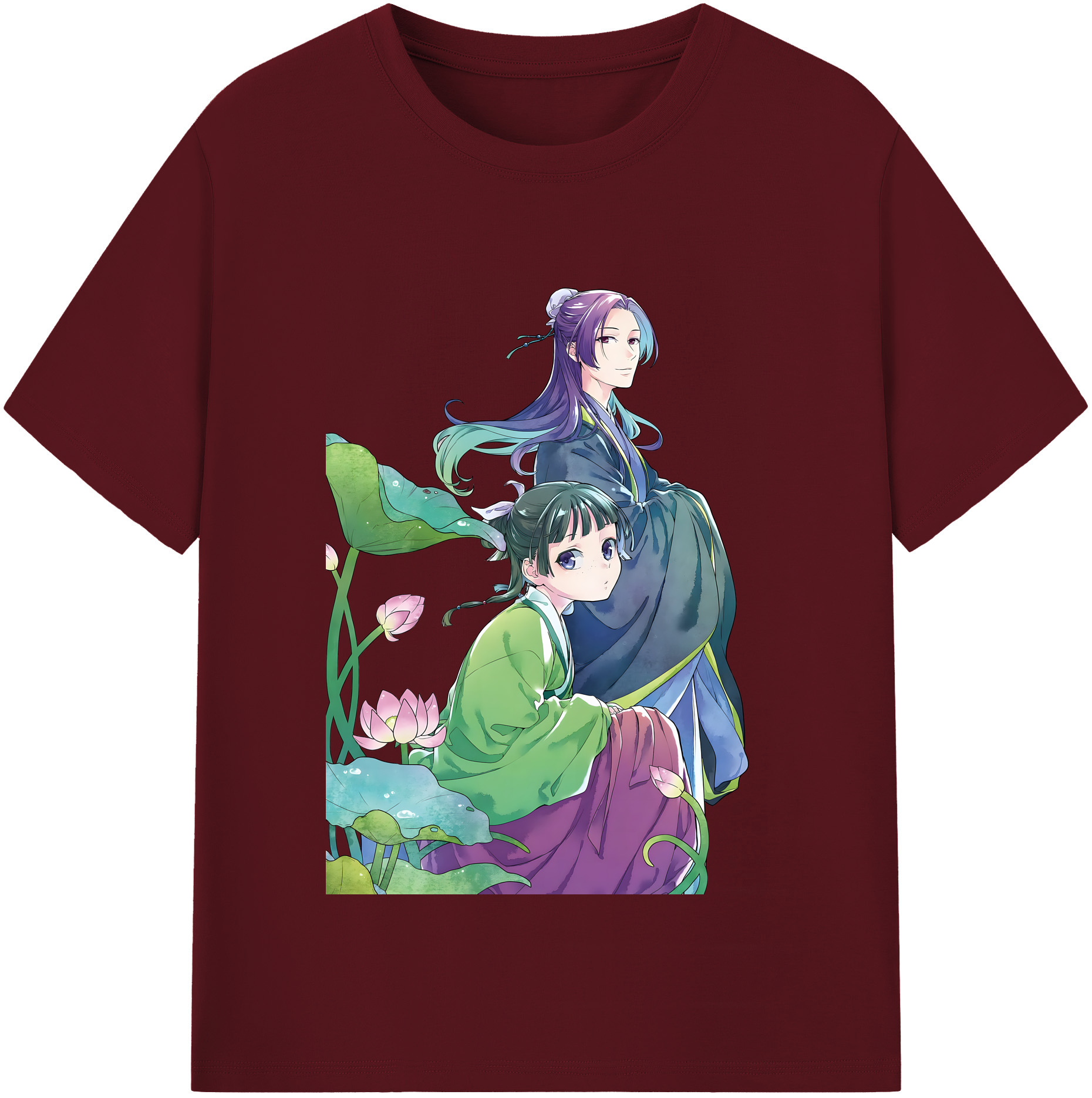 （画像用） 薬屋のひとりごと The Apothecary Diaries 綿100％半袖Tシャツ（フロントプリント）